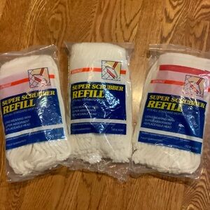 Replacement Mop Head Refill Lot of 3 Long Wearing Made in USA